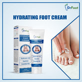 Dr Foot Hydrating Foot Cream Repair Cracked, Rough Heel, Softens Hydrates Dry Feet, Moisturizes, Battles infections & Odor on feet with Tea Tree Oil, Peppermint Oil, Lemon Grass Oil – 50gm